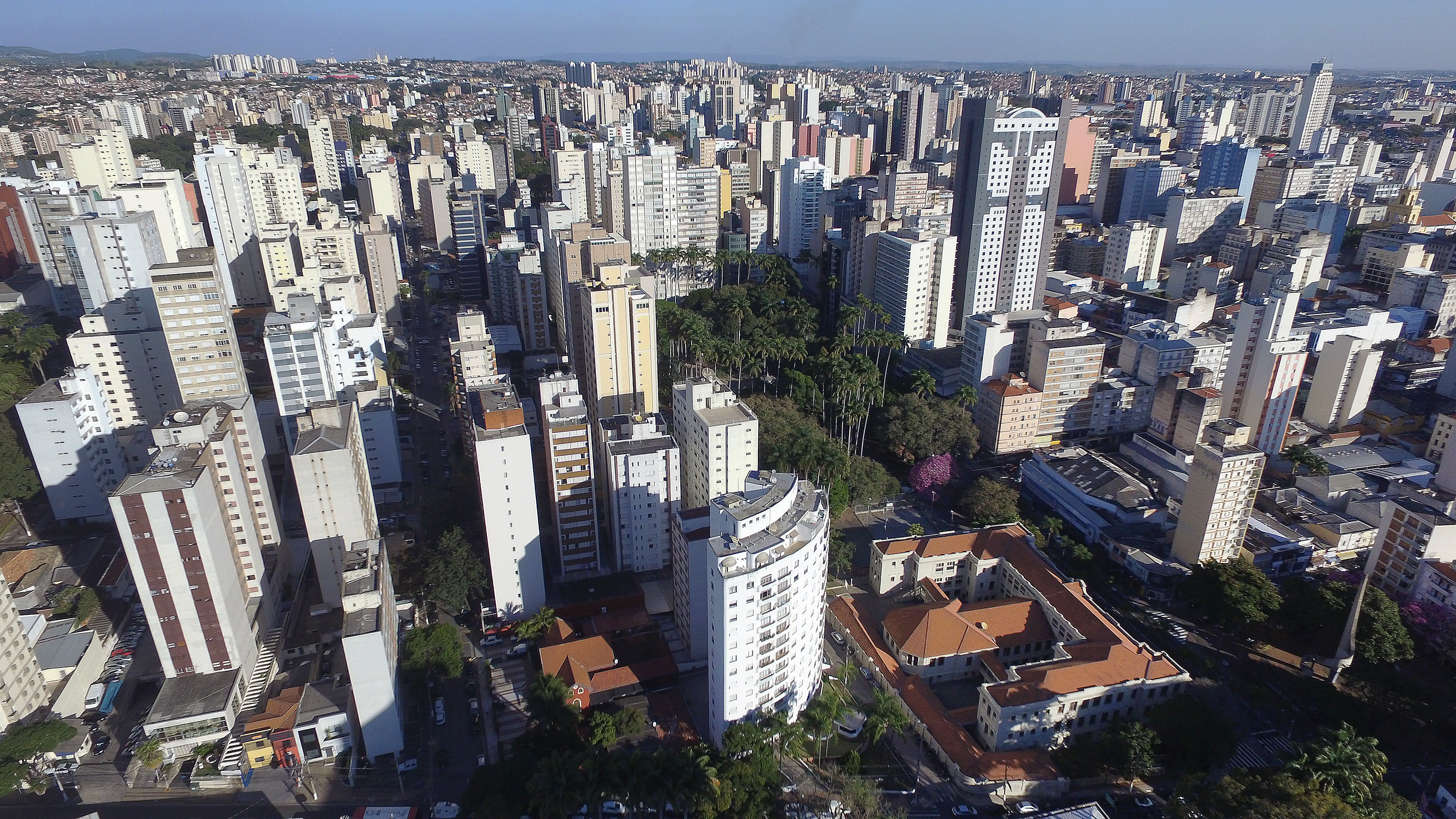 Vista aérea de Campinas, SP