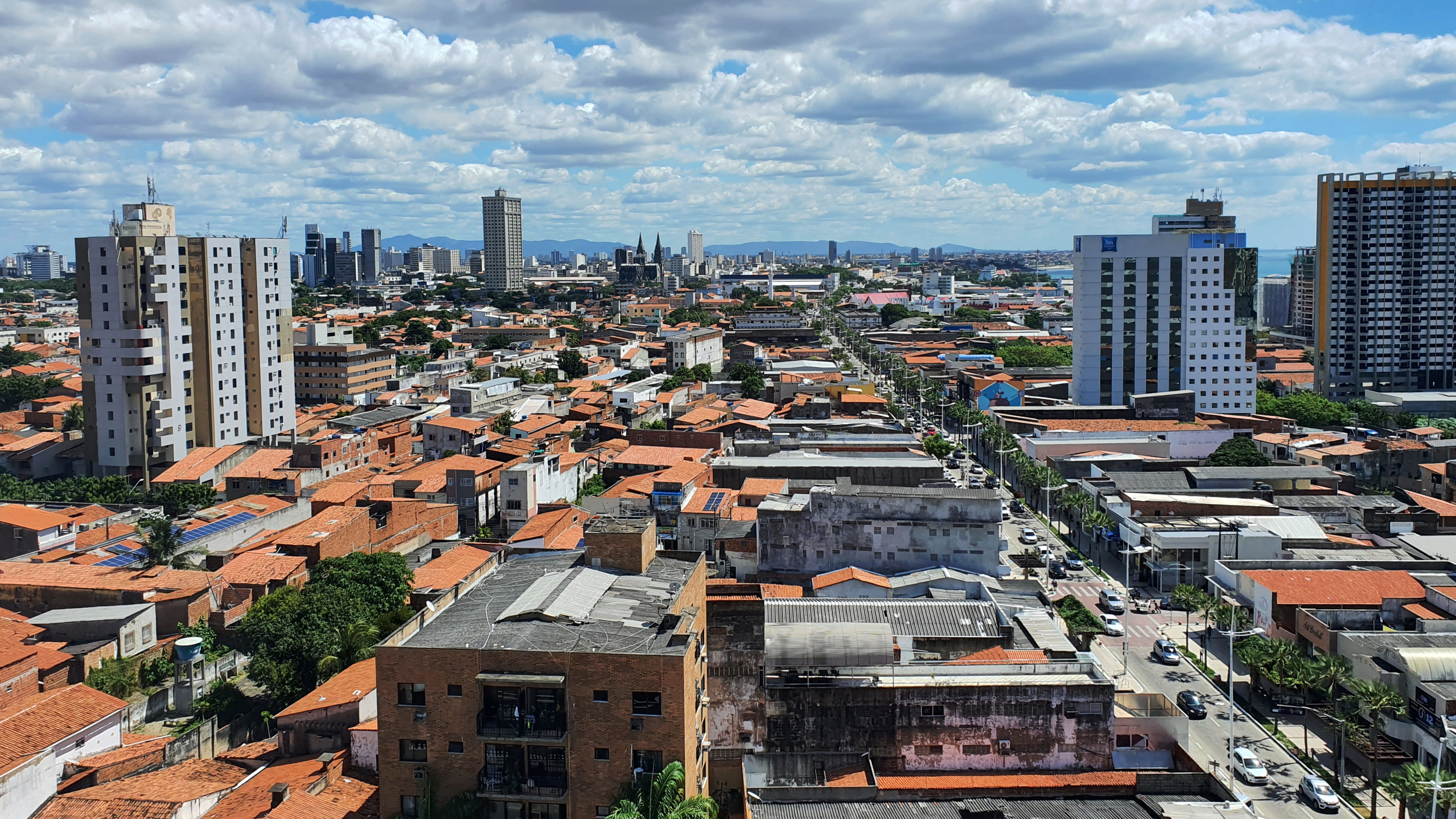 Vista aérea de Fortaleza, CE