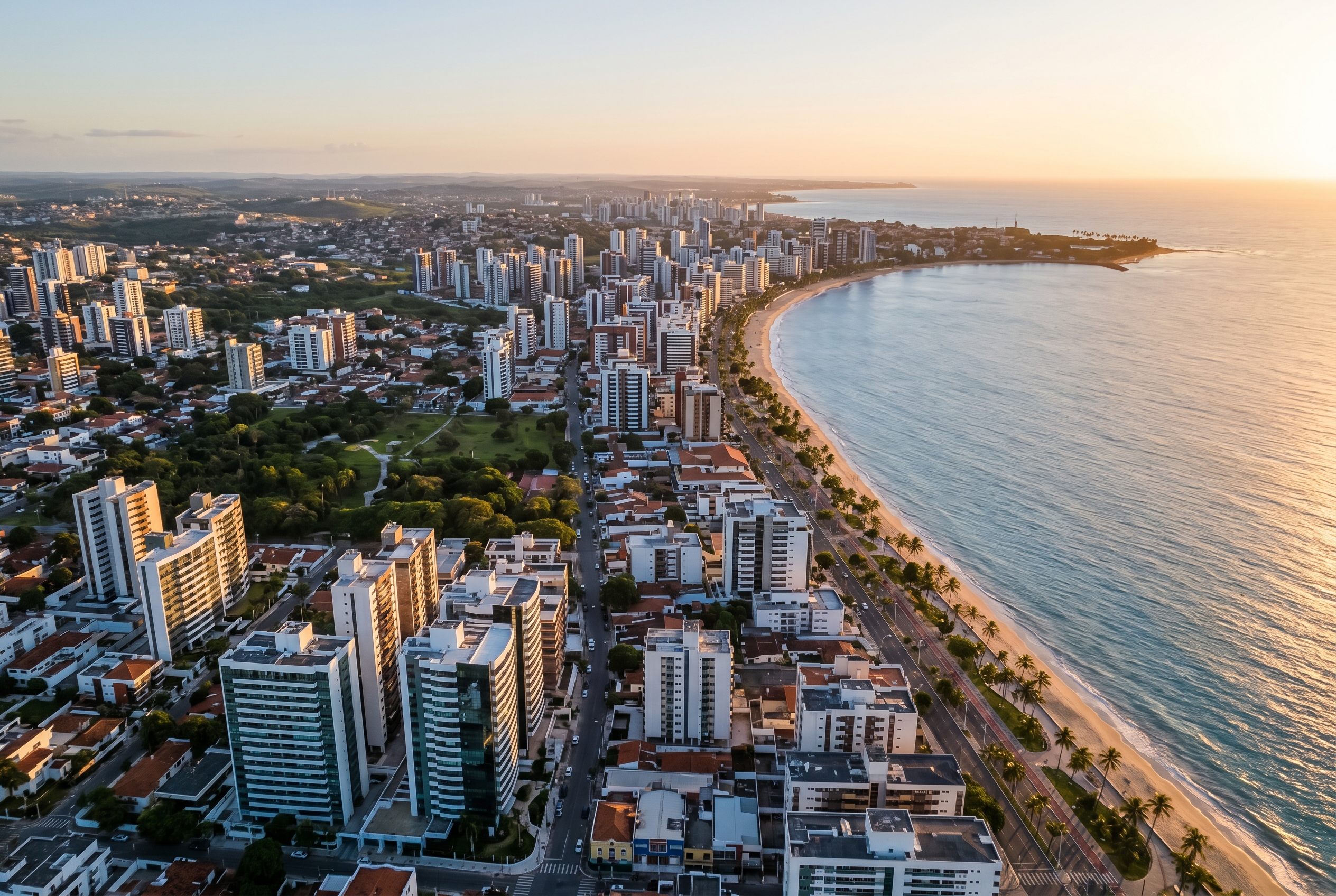 Vista panorâmica de João Pessoa, PB