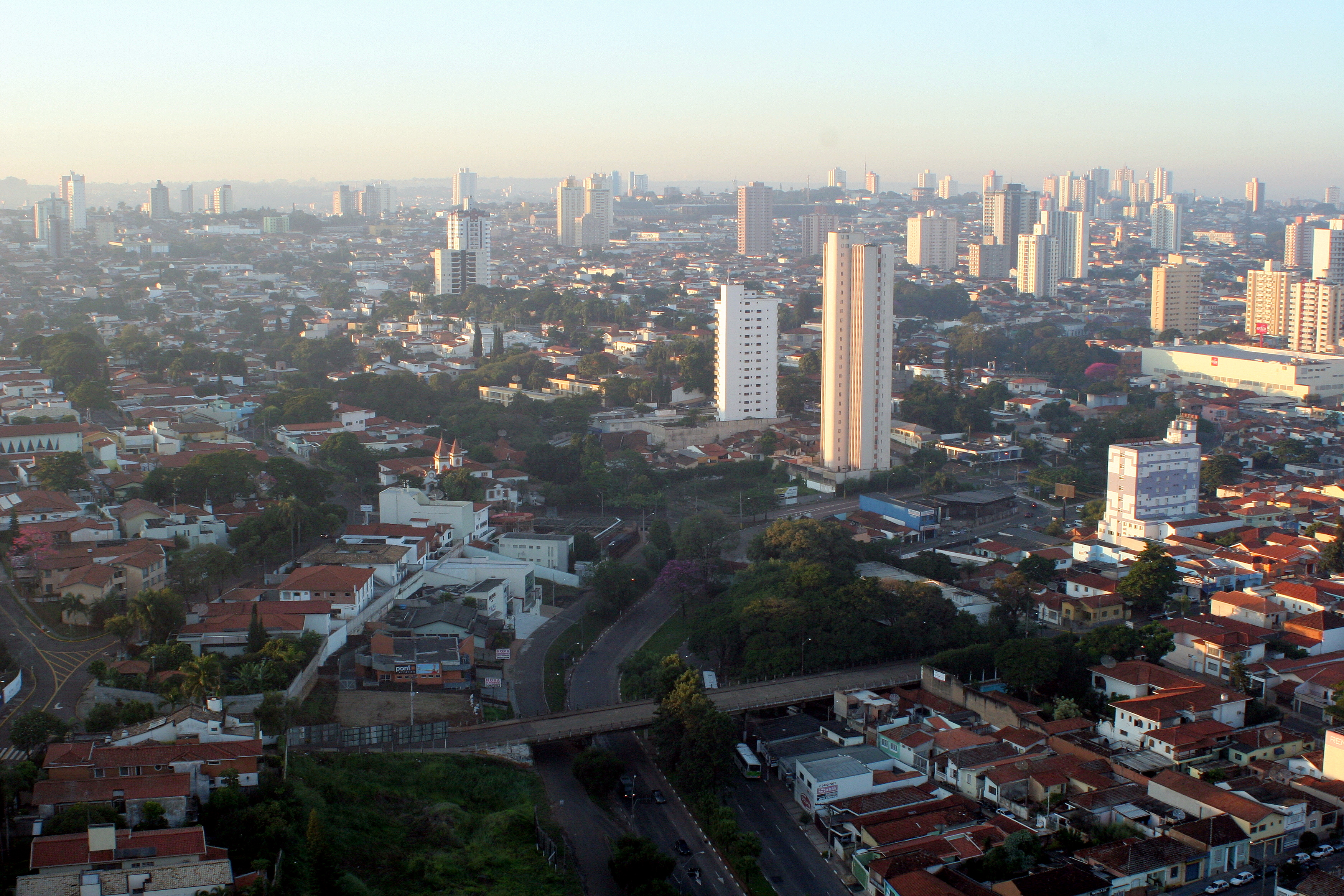 Vista panorâmica de Piracicaba, SP