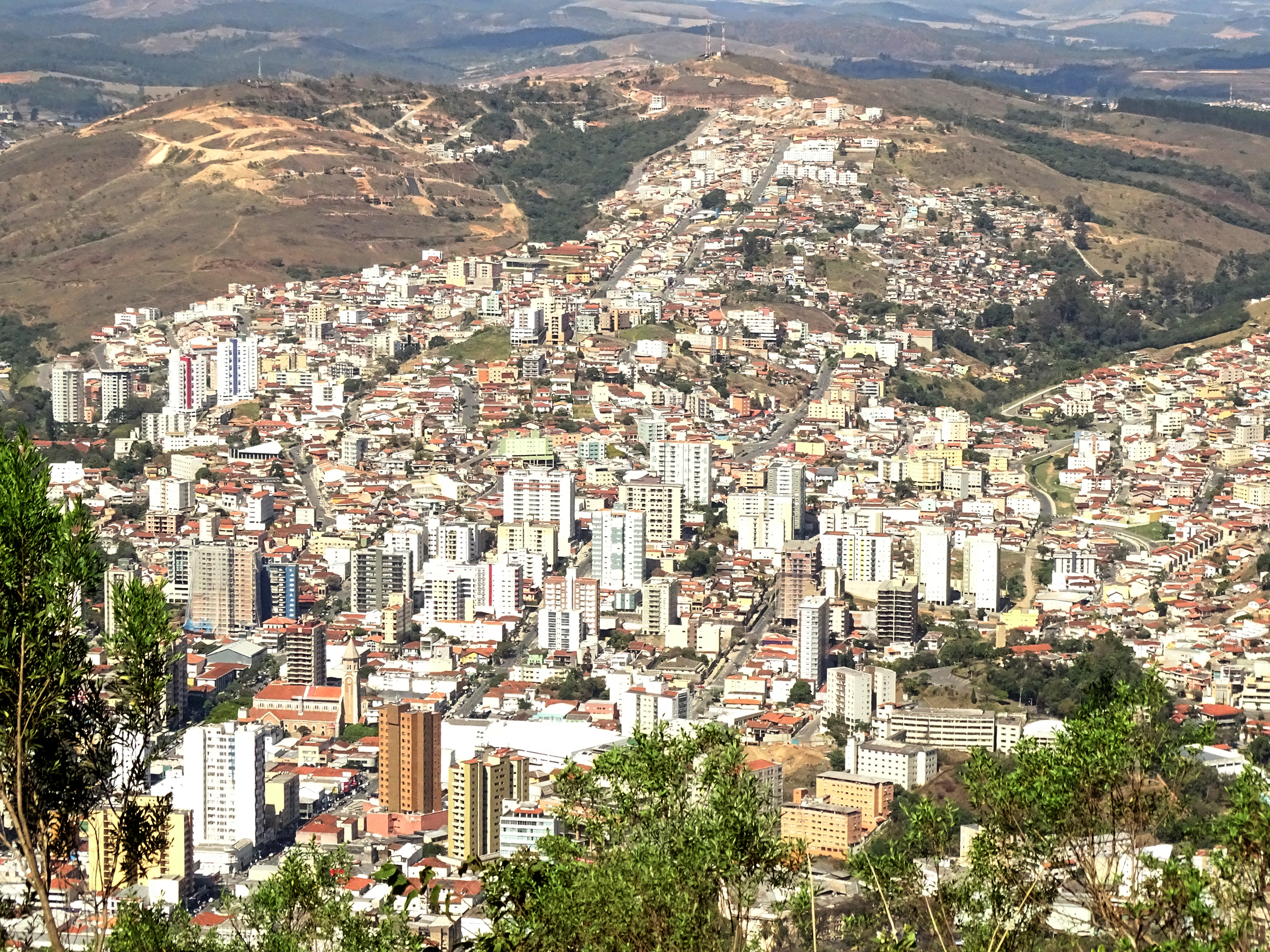 Vista panorâmica de Poços de Caldas, MG