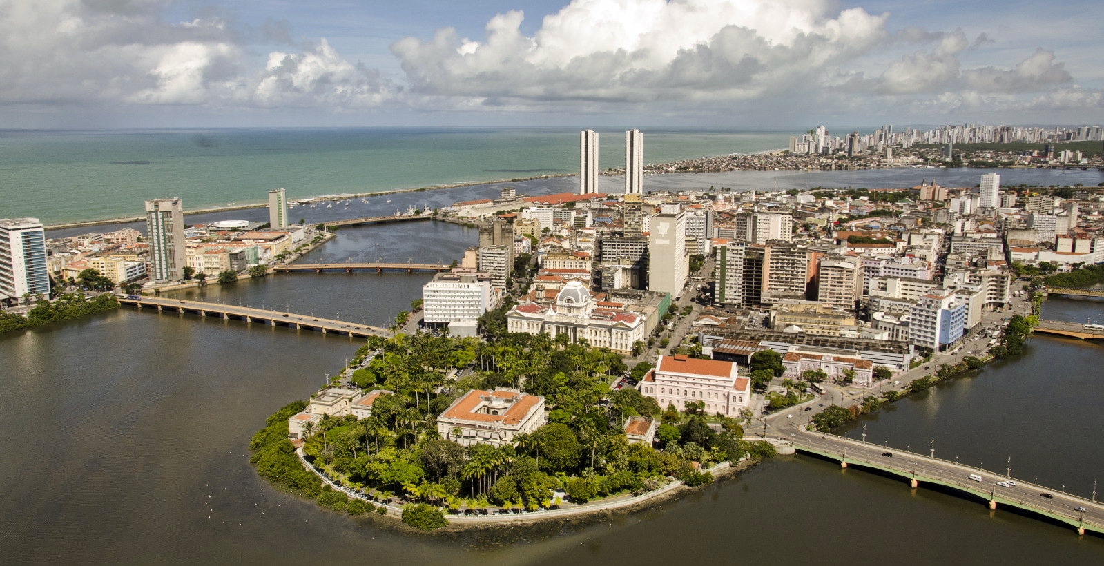 Vista aérea de Recife, PE