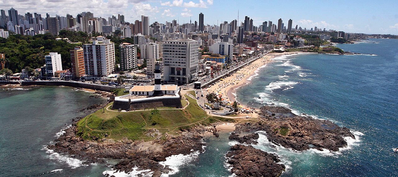 Vista panorâmica de Salvador, BA